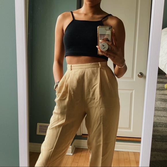 Vintage yellow trousers ☀️ - Picture 2 of 4